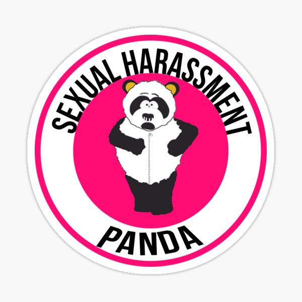Sexual Harassment Panda Sticker