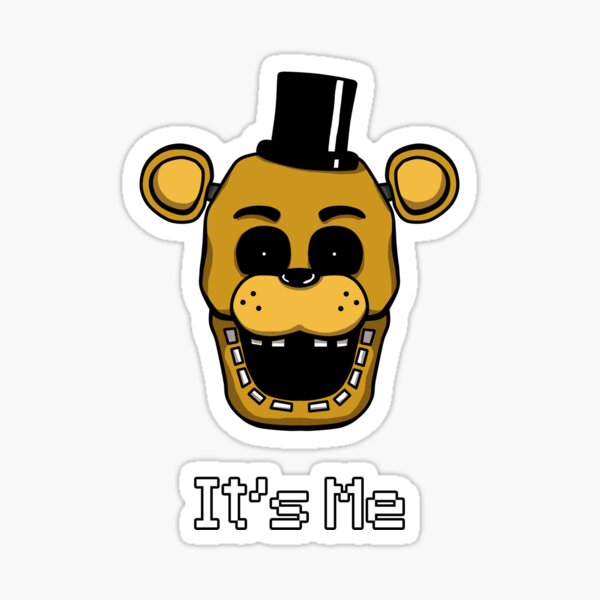 Five Nights at Freddy's - FNAF - Golden Freddy Sticker for Sale by  Kaiserin