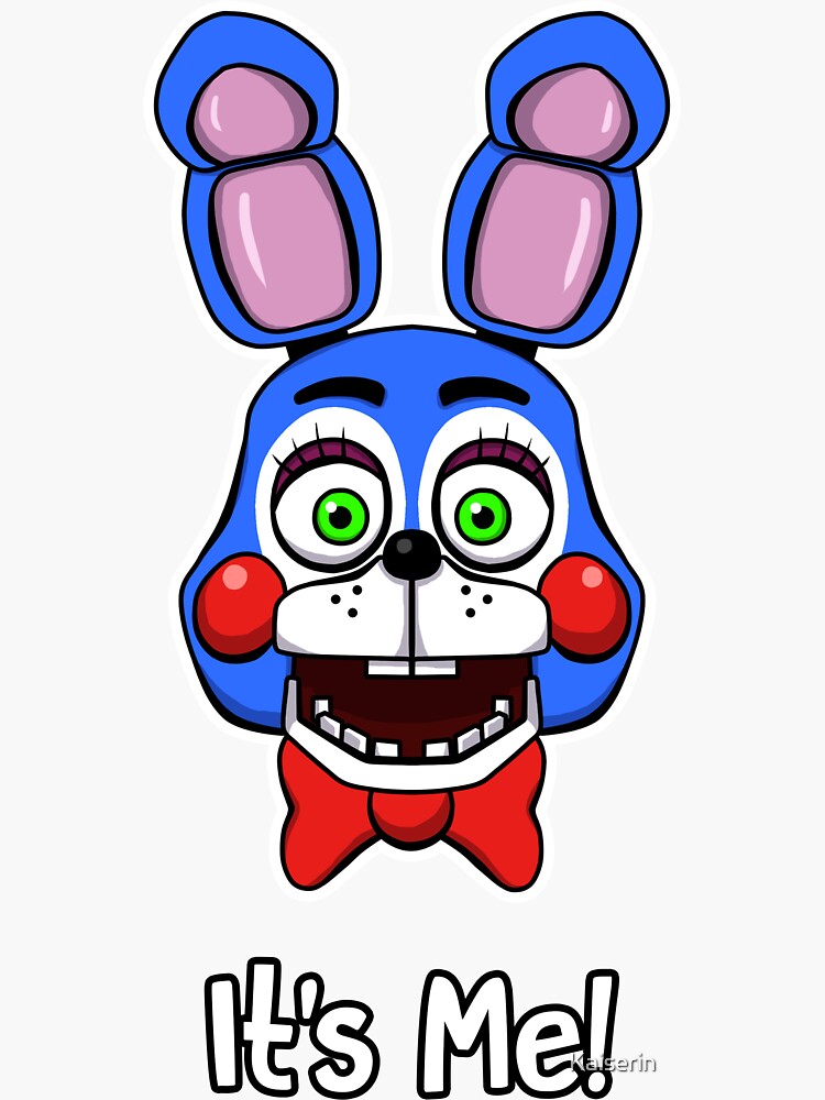 Five Nights at Freddy's - Toy Bonnie - It's Me - Springtrap - Sticker