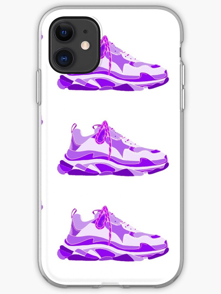 purple designer sneakers