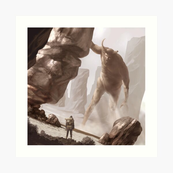 The last colossus Art Print