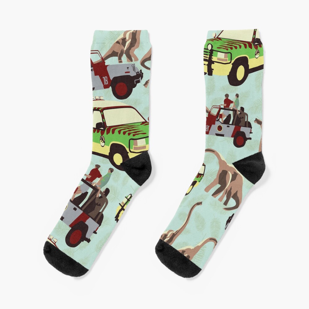 Jurassic Ride Socks