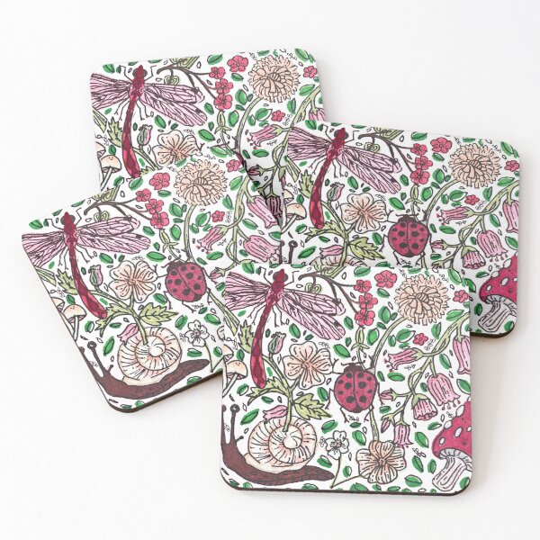 Item preview, Garden of critters warm colors designed and sold by KeepingItCat.