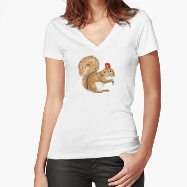 Fitted V-Neck T-Shirt