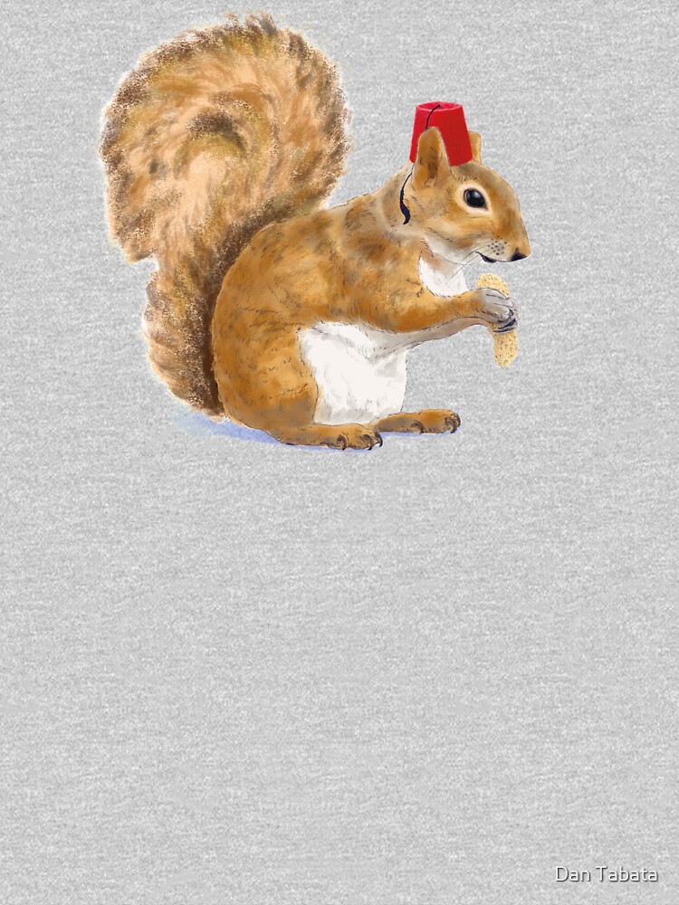 Fez Hat Squirrel by dmtab