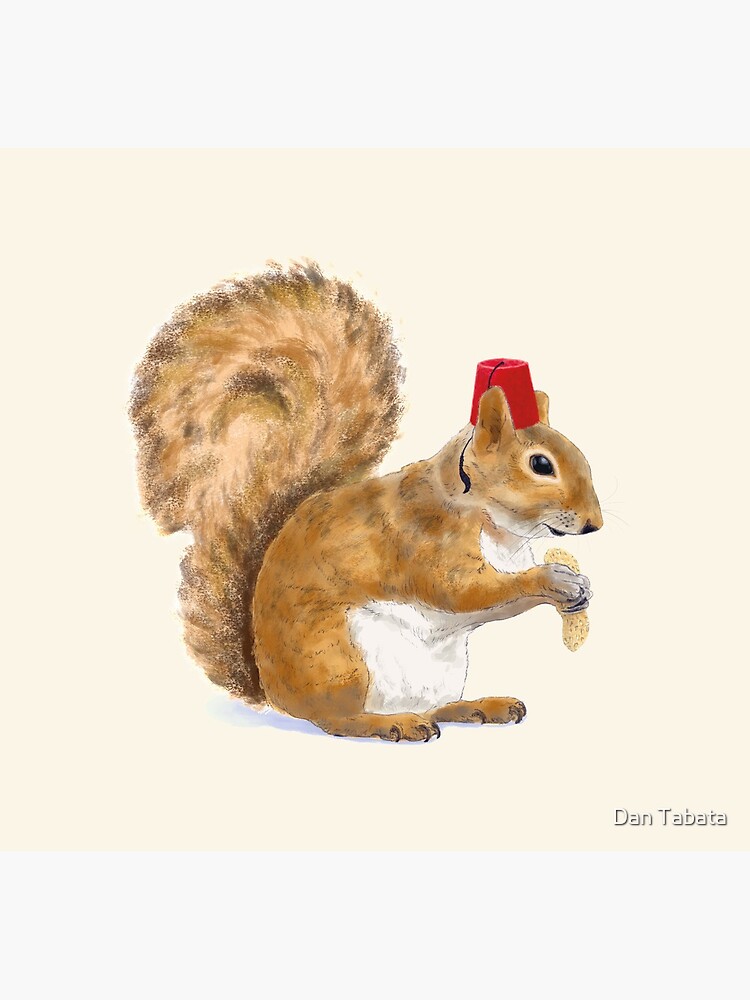 Fez Hat Squirrel by dmtab