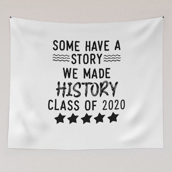 Item preview, Class of 2020 Senior We Made History Graduate Quarantine Funny Graduation Shirt designed and sold by Noussairox.