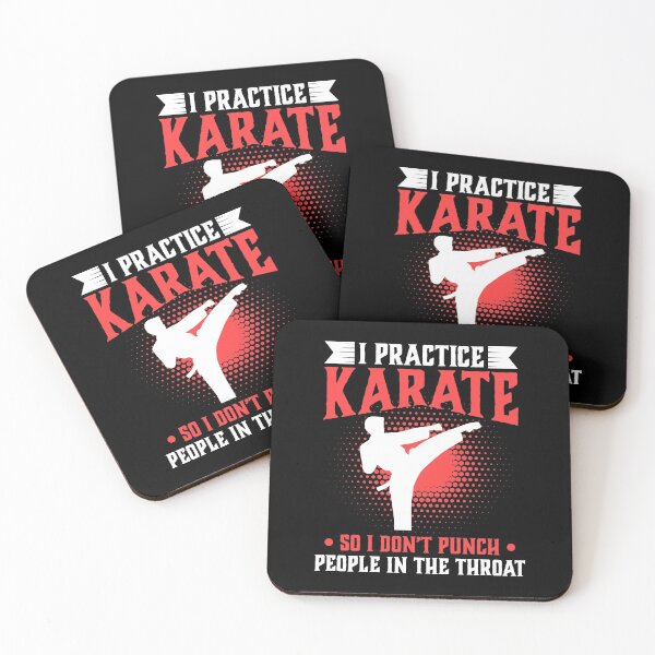 Item preview, Practico Karate para no golpear a la gente en la garganta designed and sold by Orange Pieces.