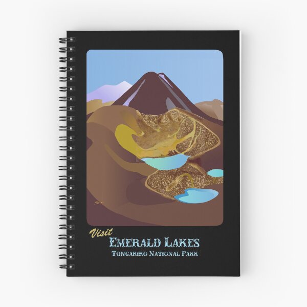 Item preview, Emerald Lakes Vintage Poster designed and sold by Patricia Howitt.