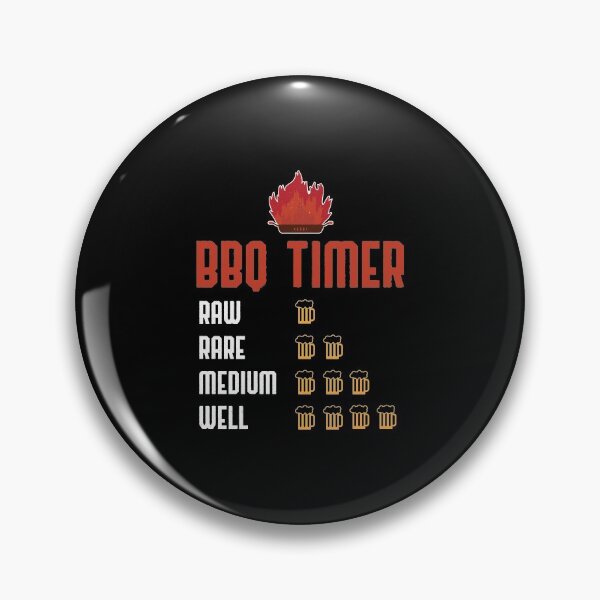Item preview, BBQ Timer Beer And Grill Nights Gift Idea designed and sold by haselshirt.