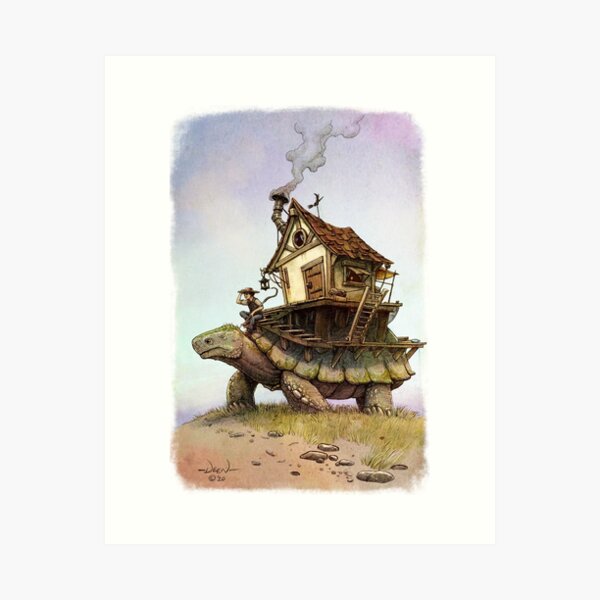 Mobile Home Art Print