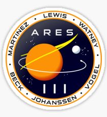 Ares 3 mission to Mars - The Martian Sticker