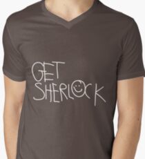 Get Sherlock (right way round) Men's V-Neck T-Shirt