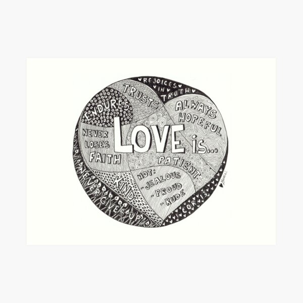 Love IS Art Print