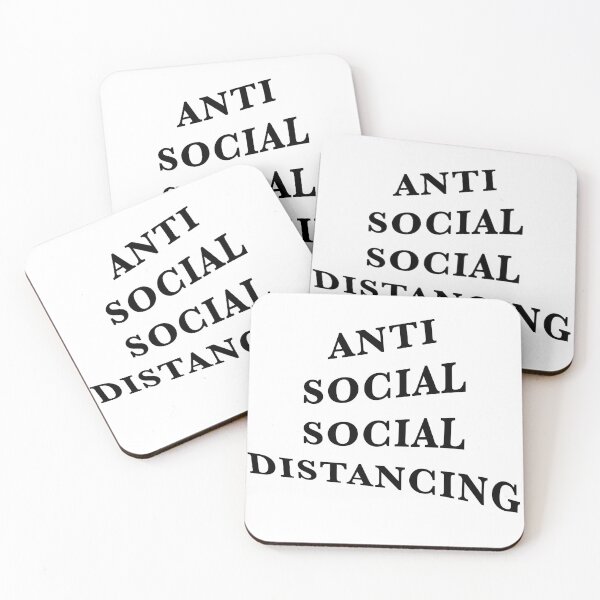 Item preview, Anti Social Social Distancing designed and sold by clairemikuska.