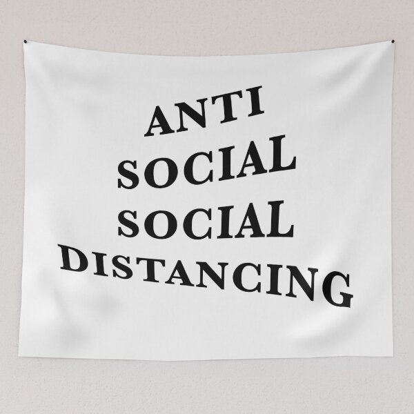 Item preview, Anti Social Social Distancing designed and sold by clairemikuska.