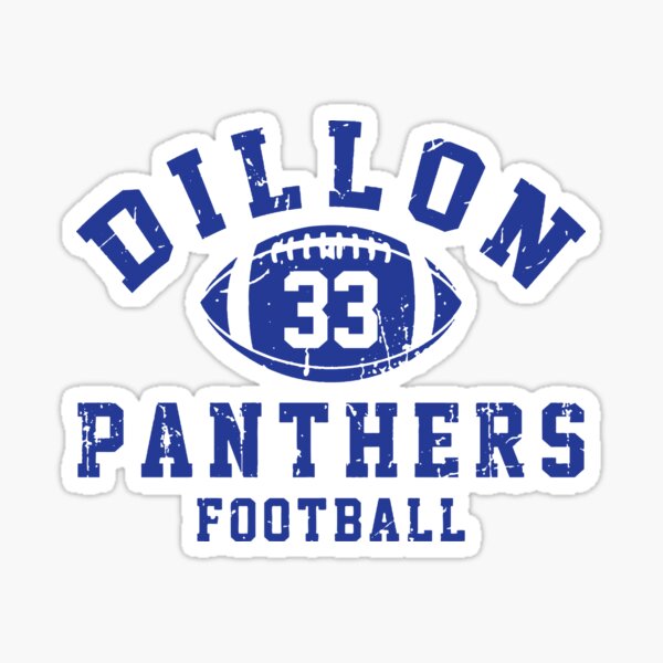 Dillon Panthers Football - 33 Sticker for Sale by atelo