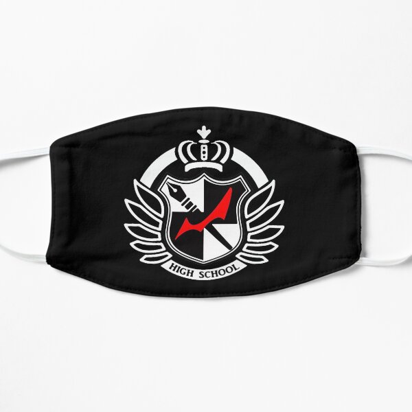 Hope's Peak Academy (White/Red) Flat Mask
