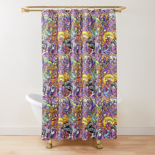 THE ORIGINAL Figment Collage Shower Curtain