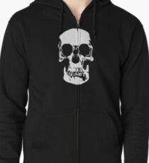 221b Baker Street Skull Zipped Hoodie