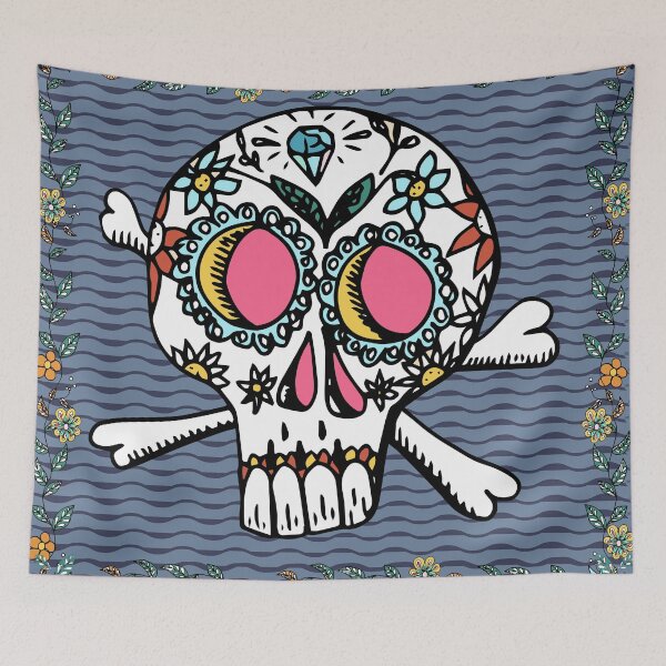 Item preview, Flowers Skull 2 designed and sold by Ochic.