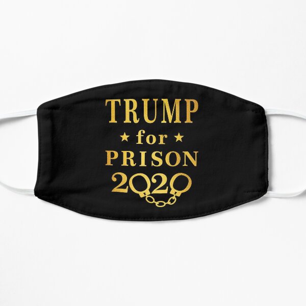 Gold Trump for Prison 2020 Mask