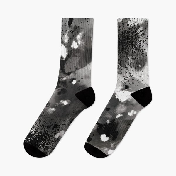 Item preview, Black grey white splatter pattern print designed and sold by aussieforgood.