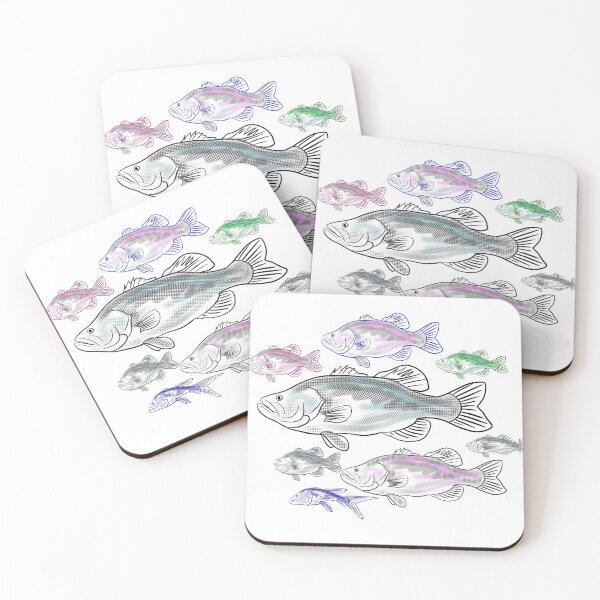 Item preview, Fishy pattern designed and sold by KitCatCards.