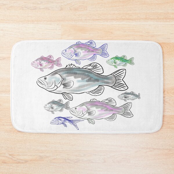 Item preview, Fishy pattern designed and sold by KitCatCards.