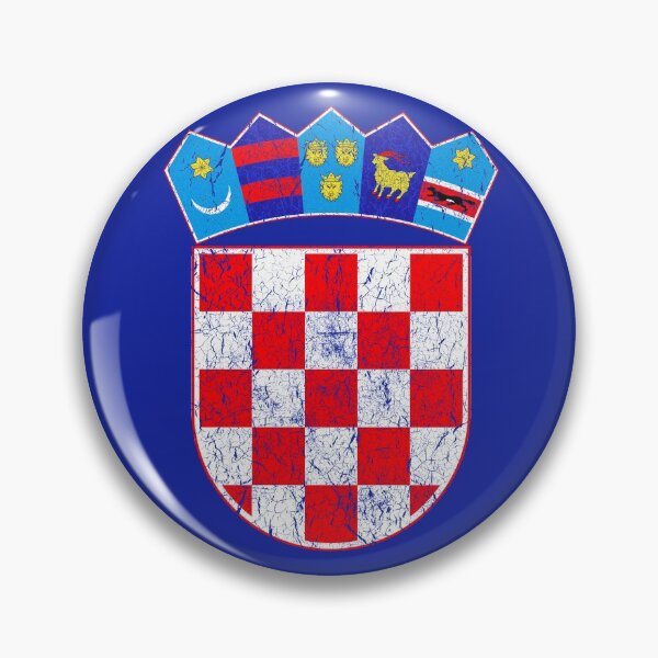 Item preview, Vintage Croatia Croatian Flag - Hrvatska Sahovnica designed and sold by vladocar.