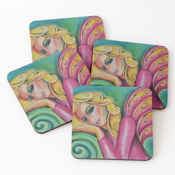 Item preview, Sleepy guardian angel with a snail designed and sold by PG Illustration.