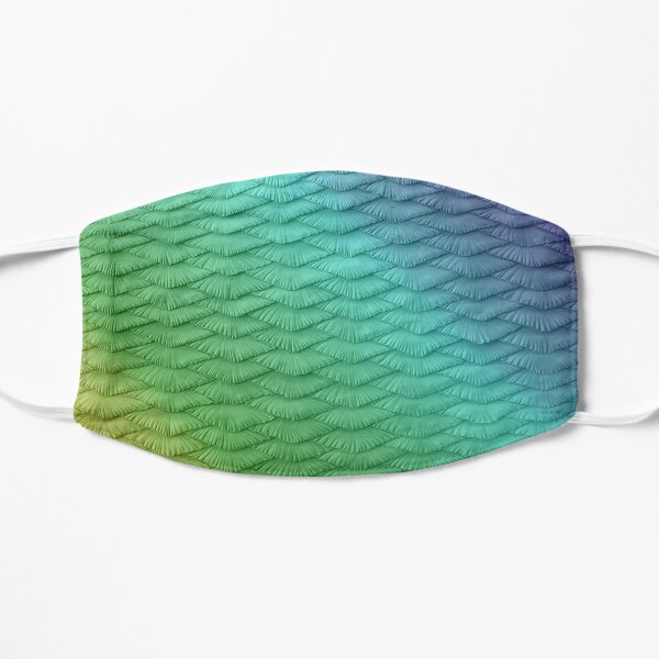 Scaled Rainbow Flat Mask