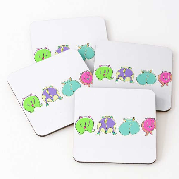 Item preview, Colorful Hamster Butts designed and sold by ajoymoon.