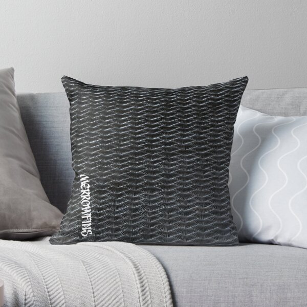 Black Scales Throw Pillow