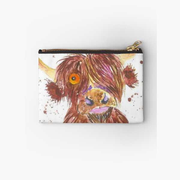 Item preview, Funny one eye Highland Cow designed and sold by Casimirasart.