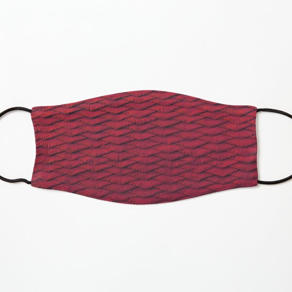 Red scales Kids Mask