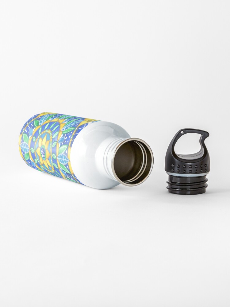 Alternate view of Sunflower Mandala Water Bottle