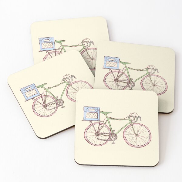 Item preview, Vintage Bicycle - Green designed and sold by Hamburgirl Art.