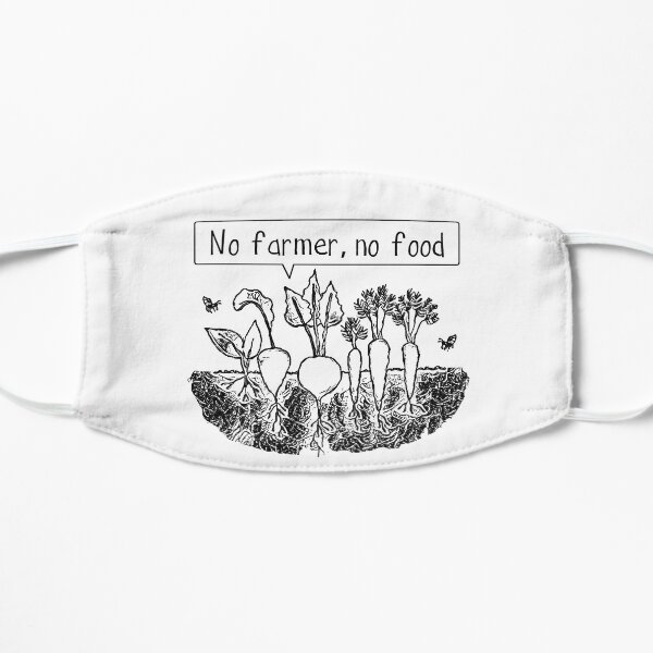 No farmer no food Mask