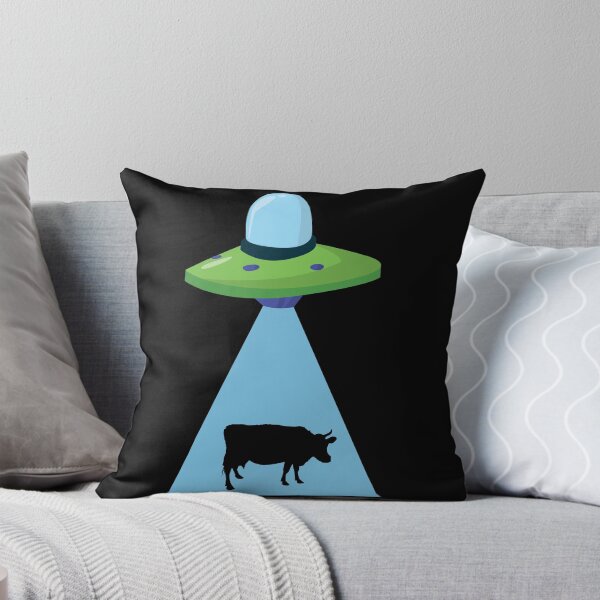Item preview, Funny UFO Cow Abduction designed and sold by vladocar.