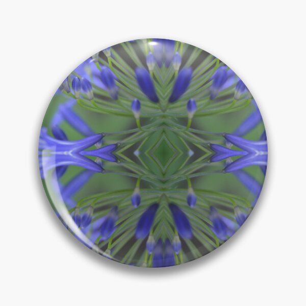 Artikelvorschau, Blaues Blumen-Design entworfen und verkauft von macrodesign.