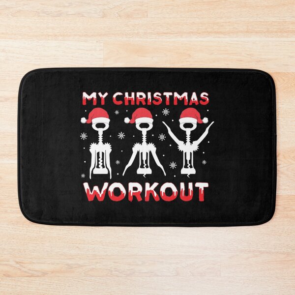 Item preview, My Christmas Workout Gym Corkscrew Wine Xmas Gift designed and sold by haselshirt.