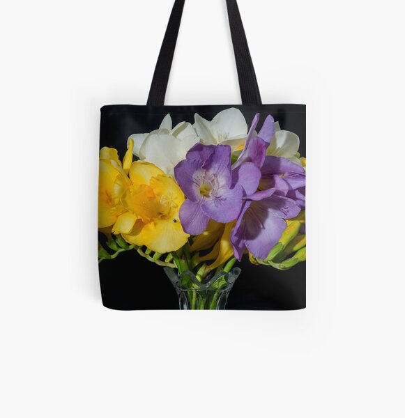 Freesia Bouquet All Over Print Tote Bag