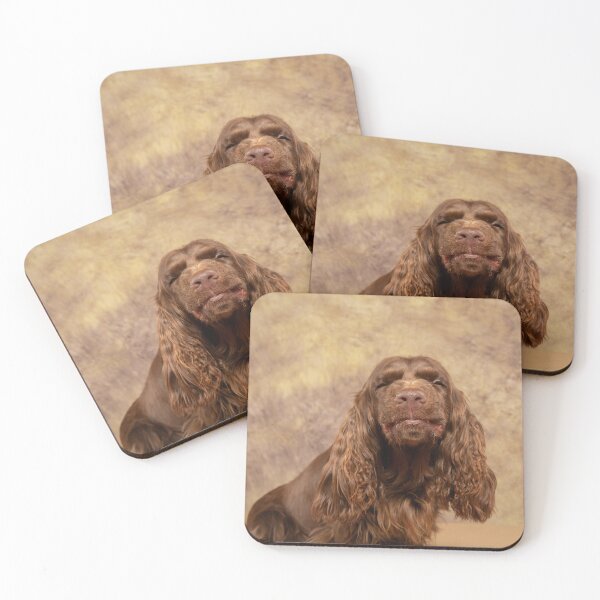 Item preview, Smiling Sussex Spaniel designed and sold by SMiddlebrook.