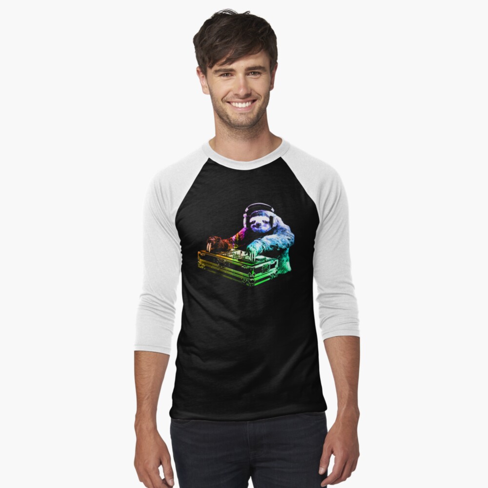 Item preview, Baseball ¾ Sleeve T-Shirt designed and sold by robotface.