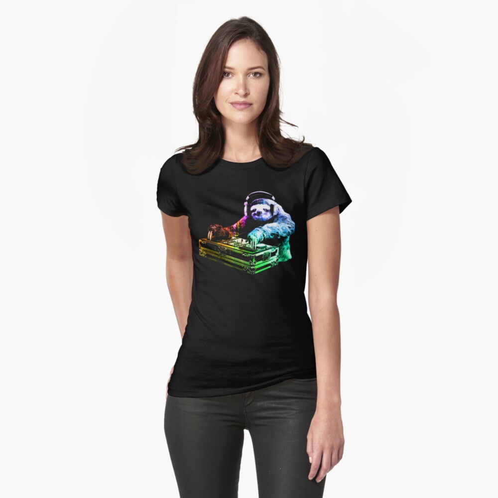 Item preview, Fitted T-Shirt designed and sold by robotface.