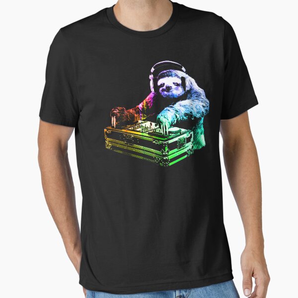 Item preview, DJ Sloth designed and sold by ROBOTFACE T-Shirts.