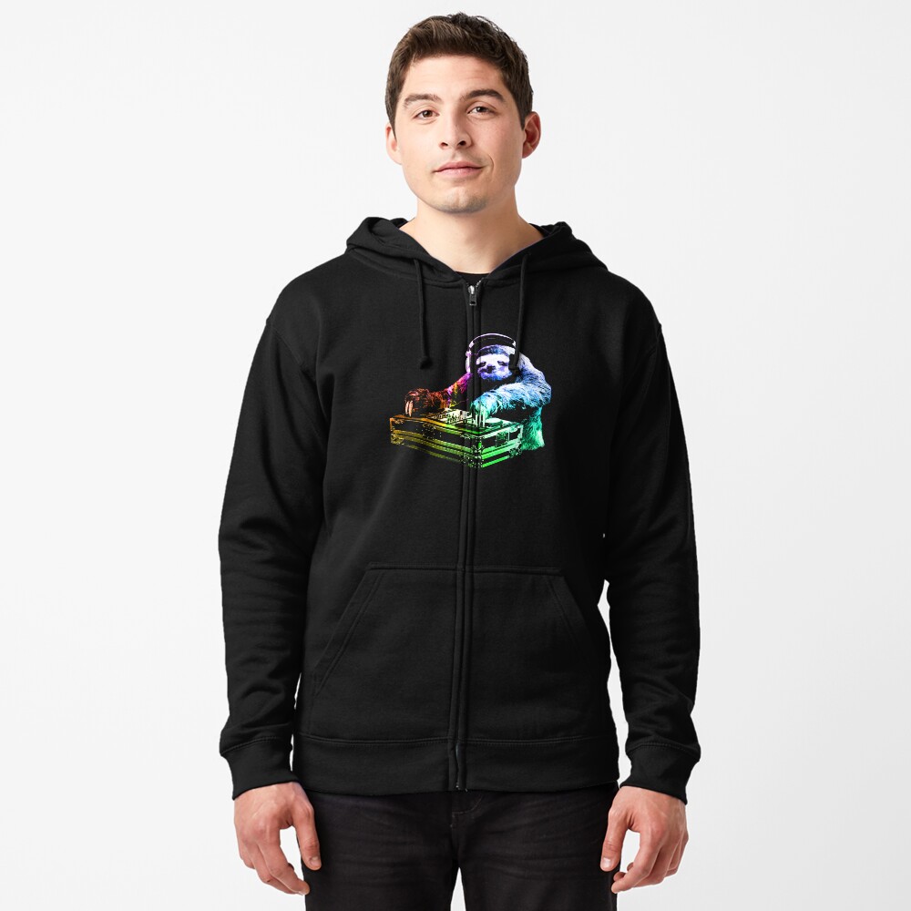 Item preview, Zipped Hoodie designed and sold by robotface.