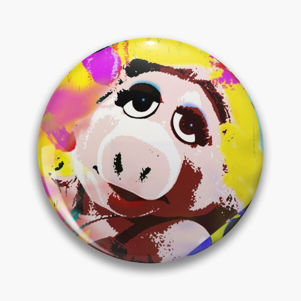 Button, badge MUPPETS - miss piggy