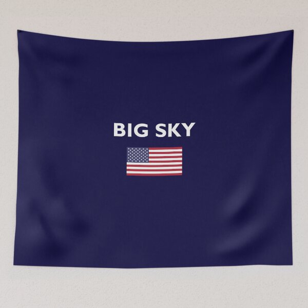 Item preview, Big Sky USA American Flag Dark Color designed and sold by TinyStarAmerica.